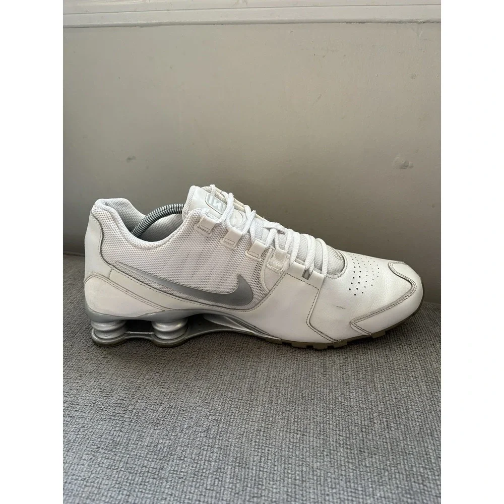 Nike Shox Avenue White Silver 833584-100 Running Shoes‎ Sneakers